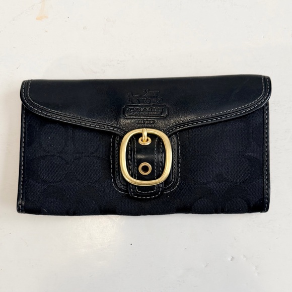 🐝 Coach Signature Bleecker Bag Black
F0794-11434 and Wallet Braided Leather - Picture 4 of 16